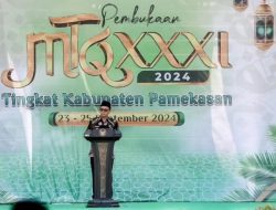 Lomba MTQ ke-XXXI Tingkat Kabupaten Resmi Dibuka, Sebanyak 644 Peserta Siap Bersaing Menuju Tingkat Provinsi