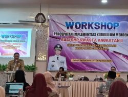 Pemkab Pamekasan Gelar Workshop IKM, Harapkan Sekolah Terapkan Kurikulum Belajar dengan Maksimal