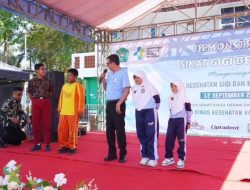 Hari Kesehatan Gigi Nasional, Pj Bupati Pamekasan Edukasi 2.500 Siswa SD Pentingnya Merawat Gigi