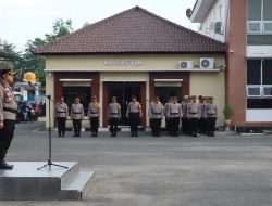 Wakapolres Pamekasan Pimpin giat Upacara Kenaikan Pangkat Pengabdian Dari AKP ke Kompol