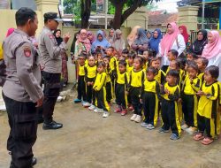 Polsek Proppo Sambut Kunjungan Anak PAUD Yayasan Al Hidayah dalam Program Polisi Sahabat Anak