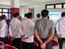Lapas Narkotika Kelas IIA Pamekasan Berpartisipasi dalam Apel dan Halalbihalal Virtual Tingkat Nasional