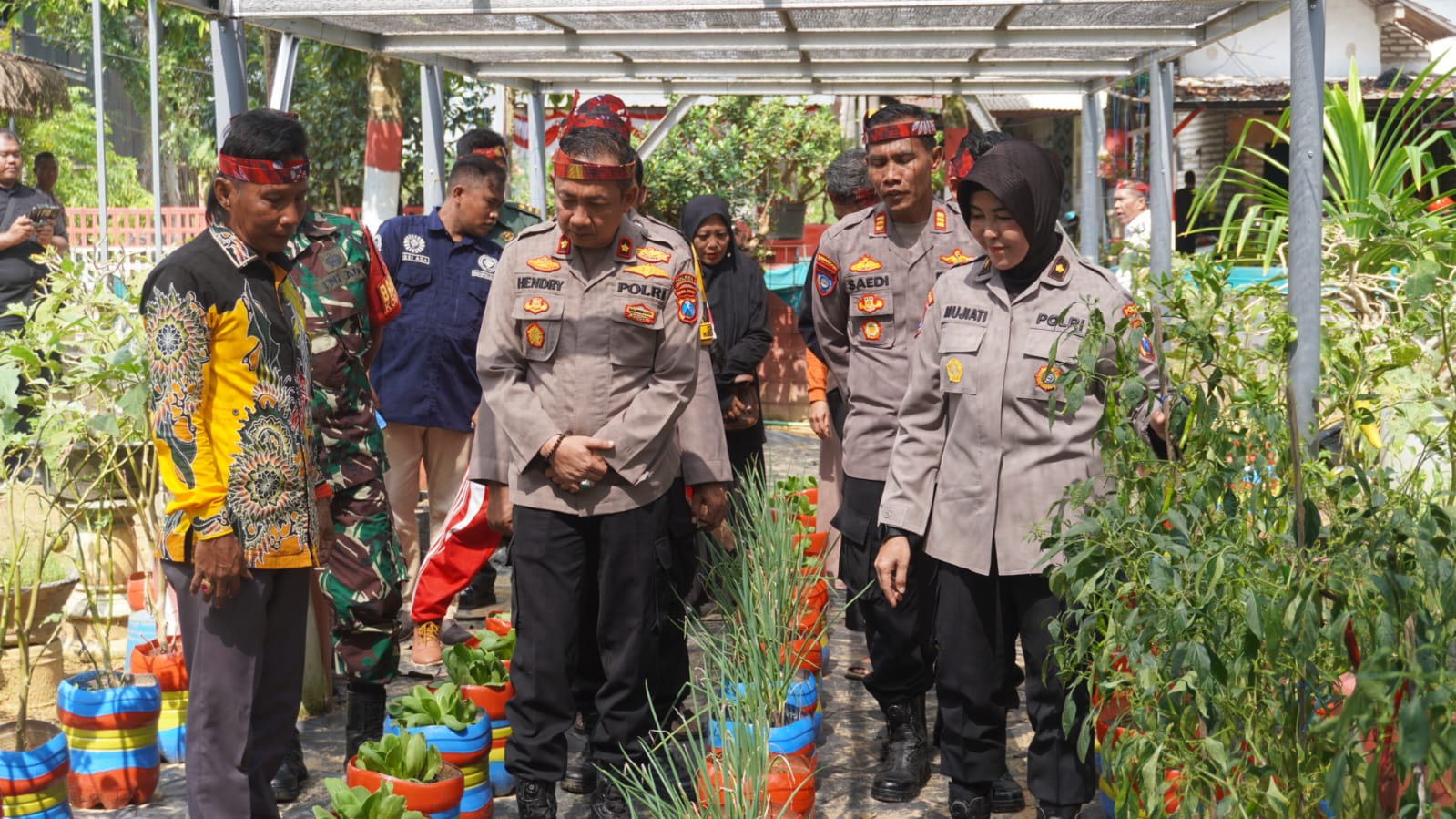 Desa Durbuk Jadi Kampung Percontohan Ketahanan Pangan, Polda Jatim Lakukan Asistensi di Pamekasan