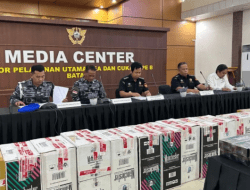 Bea Cukai dan TNI AL Gagalkan Penyelundupan 3,5 Juta Batang Rokok Ilegal di Batam