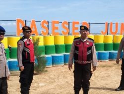 Polres Pamekasan Tingkatkan Pengamanan Pantai Jumiang saat Libur Iduladha 2025