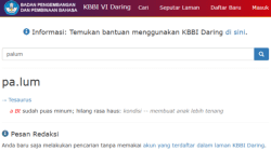 KBBI Resmi Tambahkan Kata "Palum" sebagai Lawan Kata dari "Haus"
