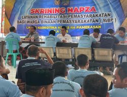 246 Warga Binaan Jalani Screening Rehabilitasi di Lapas Narkotika Pamekasan