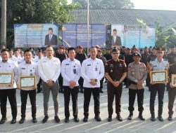 Apel Bersama Rutan Surabaya, Kanwil Pas Jatim Apresiasi Petugas Berprestasi