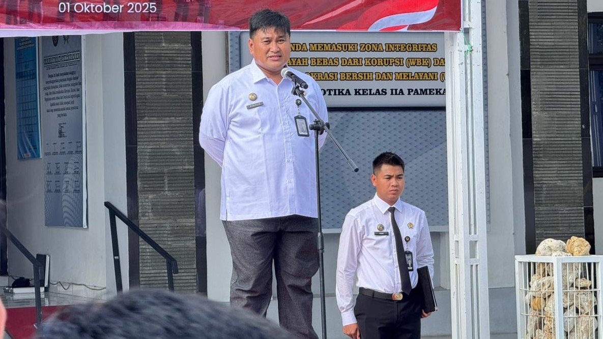 Lapas Narkotika Pamekasan Gelar Upacara Hari Kesaktian Pancasila 2025 dengan Khidmat