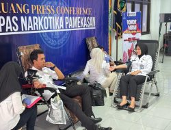 Peringati Hari Bhakti Kemenimmas, Lapas Narkotika Pamekasan Selenggarakan Aksi Donor Darah