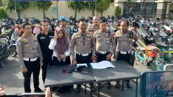 Satlantas Pamekasan Tindak Tegas Balap Liar, 138 Motor Masih Ditahan