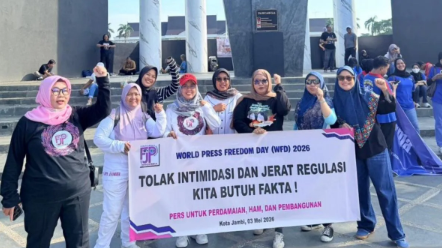 FJPI Jambi Soroti Penurunan Kebebasan Pers, Desak Perlindungan Nyata bagi Jurnalis Perempuan