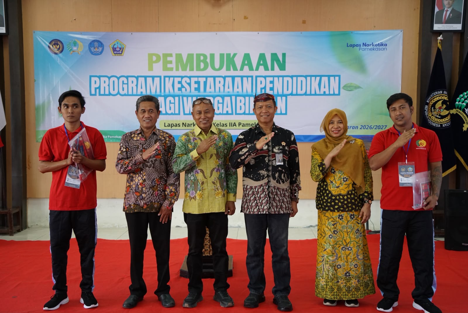 Lapas Narkotika Pamekasan Buka Program Paket C, 17 Warga Binaan Kembali Tempuh Pendidikan