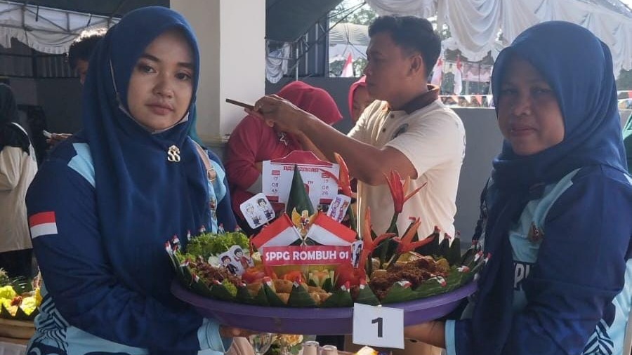 SPPG se-Palengaan Gelar Lomba Tumpeng, Dorong Pemanfaatan Pangan Lokal