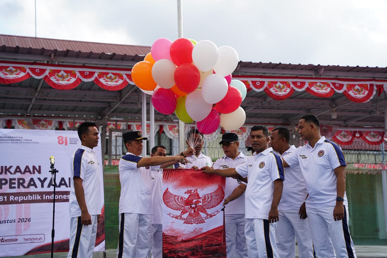 Lapas Narkotika Pamekasan Buka Semarak HUT Ke-81 RI, Perkuat Nasionalisme dan Sportivitas Warga Binaan