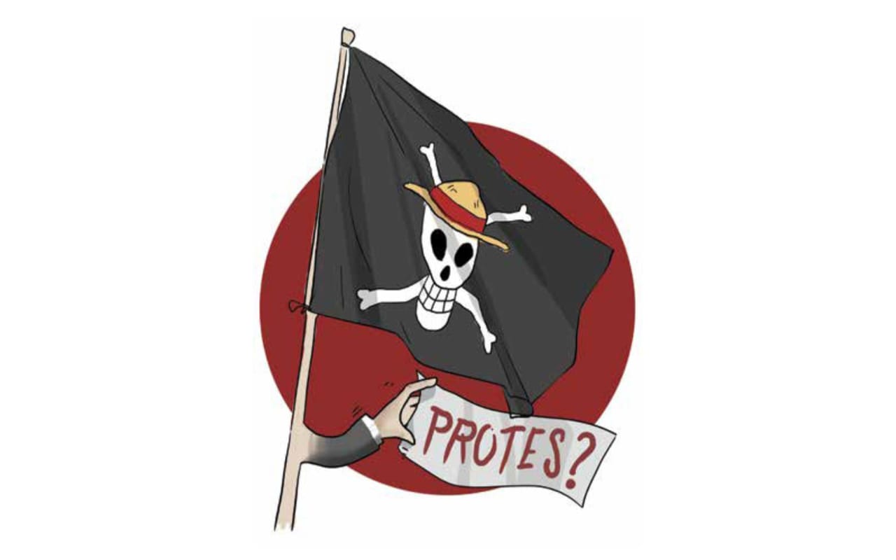 Satu Meja; One Piece! (Membaca Luffy, Kekuasaan, dan Arti Sebuah Dunia yang Bebas)