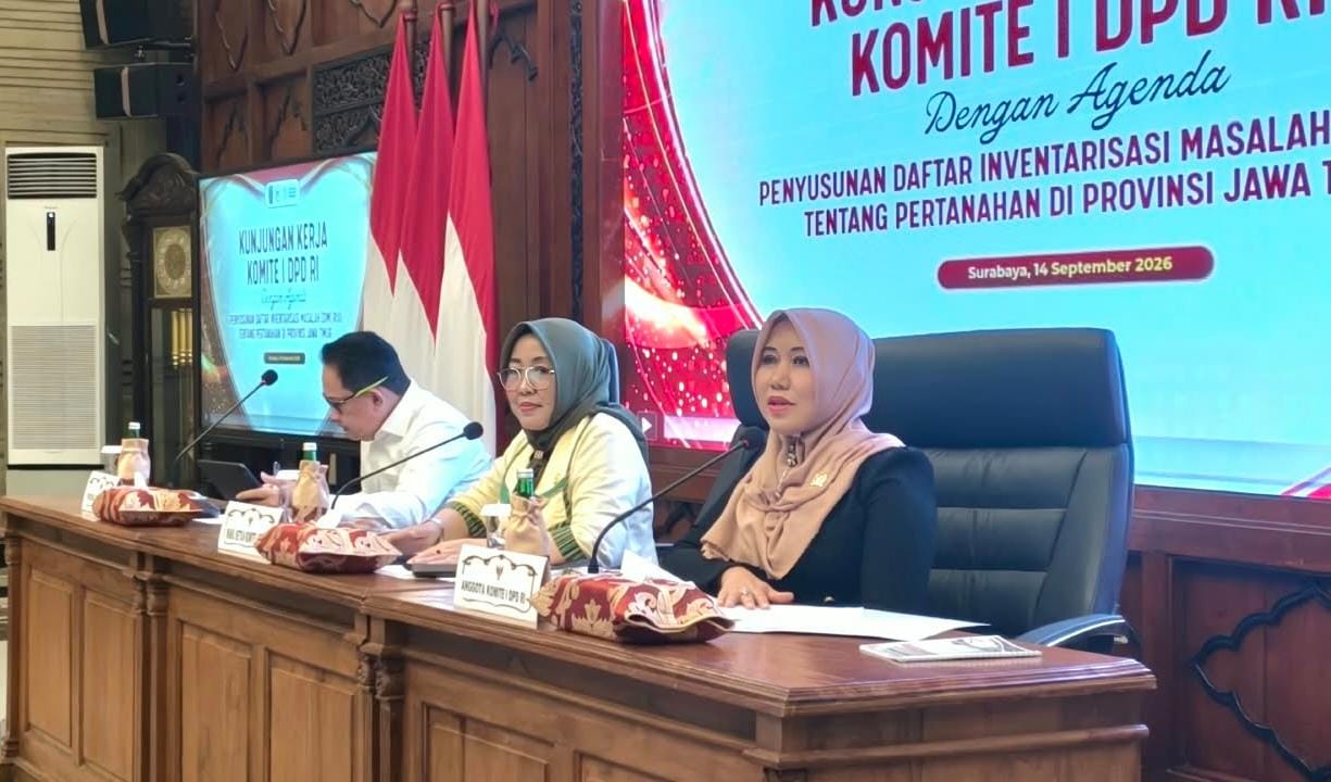 Komite I DPD RI Bahas RUU Pertanahan, Senator Lia Istifhama Soroti Sengketa Lahan dan Mafia Tanah