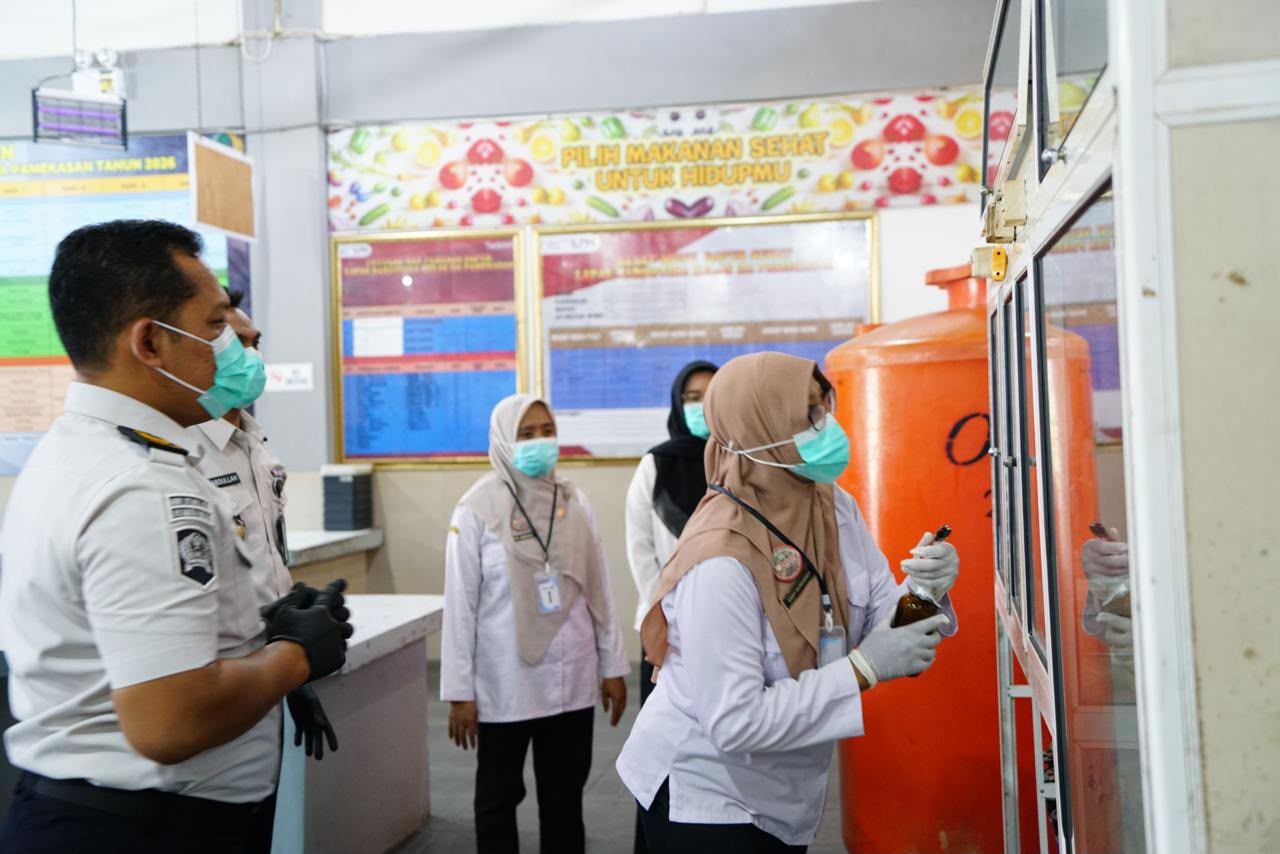 Lapas Narkotika Pamekasan dan Puskesmas Teja Pantau Higienitas Dapur Warga Binaan