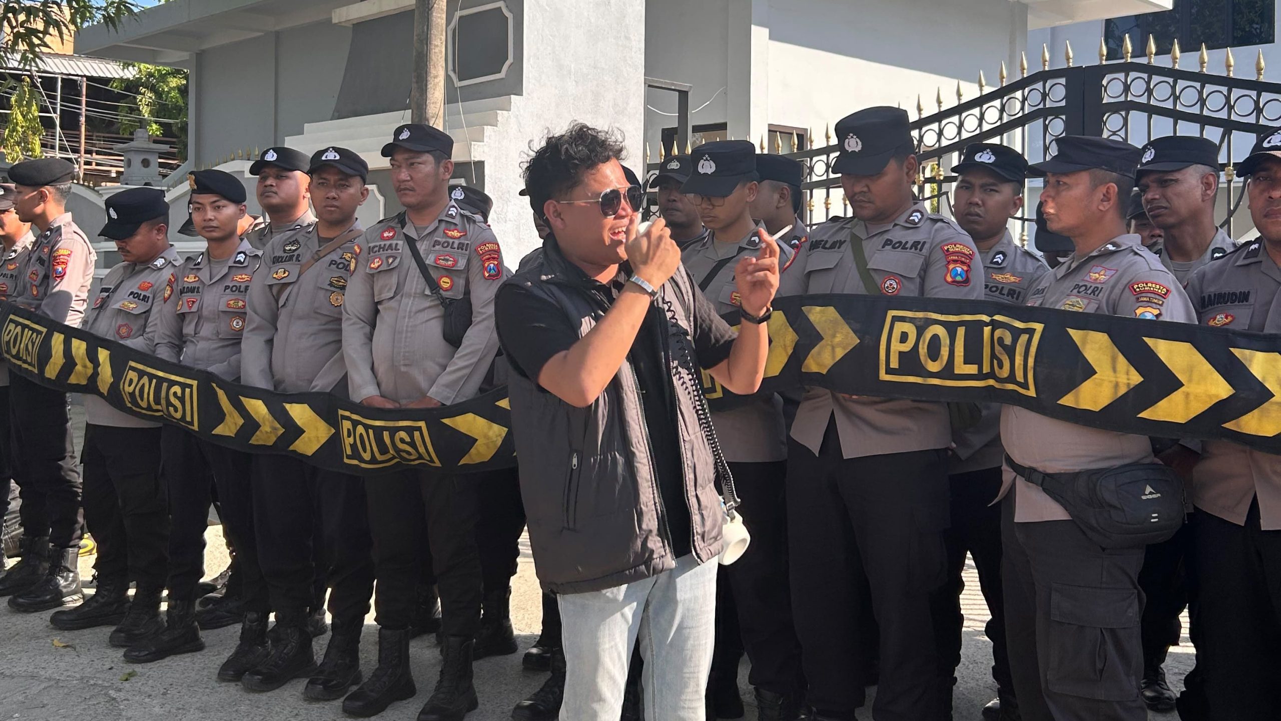 JASTRA Demo di Kejari Sumenep, Desak Transparansi Penanganan Perkara AW